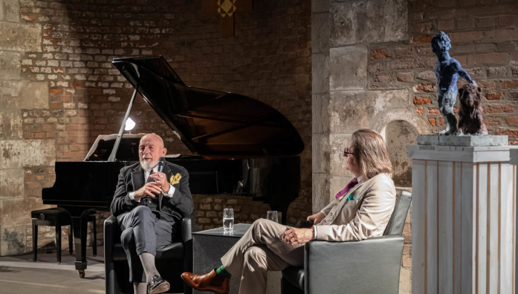 Künstler Markus Lüpertz in der Schlosskapelle der Zitadelle Jülich | Fotos: V. Göpels