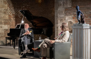 Künstler Markus Lüpertz in der Schlosskapelle der Zitadelle Jülich | Fotos: V. Göpels