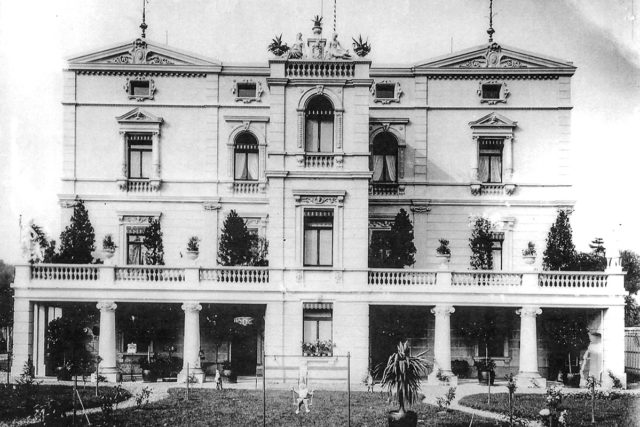 Villa Buth in der Gründerjahren um 1900. Foto: Untere Denkmalbehörde