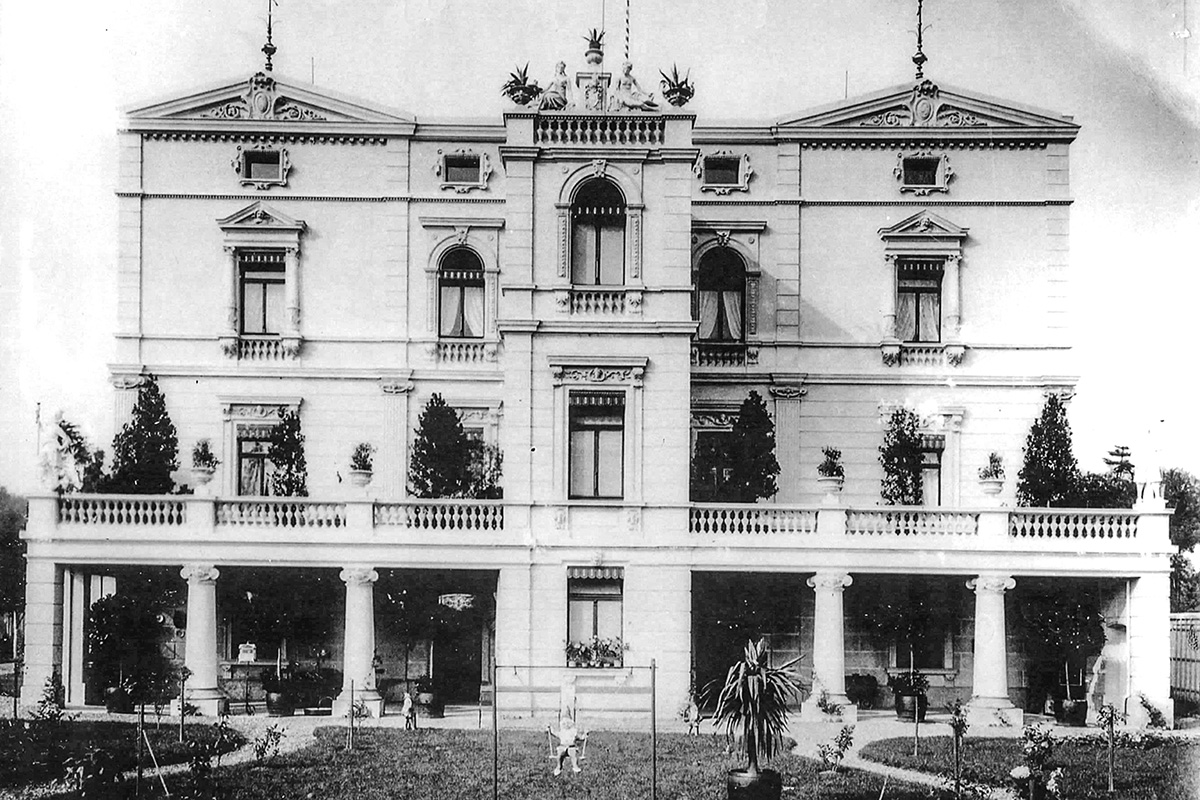Villa Buth in der Gründerjahren um 1900. Foto: Untere Denkmalbehörde