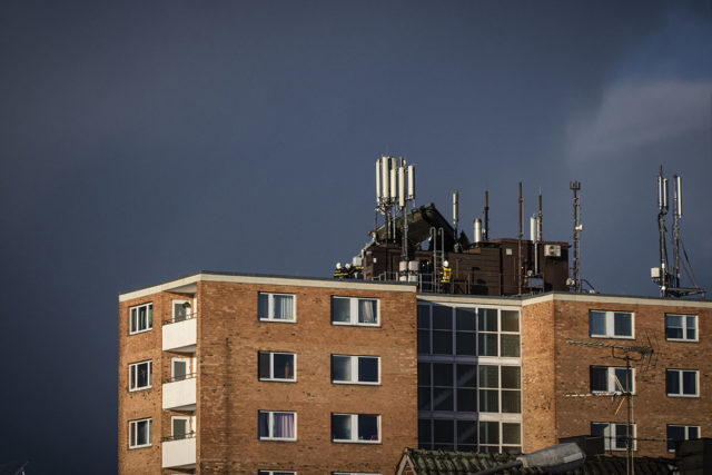 Feuerwehreinsatz am Hochhaus in der Jülicher Rochusstraße nach Sturmtief Sabine | Foto: HZGM