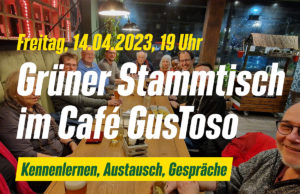 Grünen-Stammtisch im Café GusToso