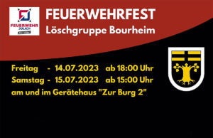 Feuerwehrfest in Bourheim