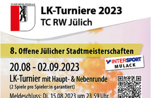8. Offene Stadtmeisterschaften im Tennis