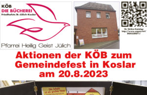 Lesungen auf dem Gemeindefest Koslar