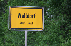 Ortsschild Welldorf
