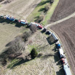 Luftbild Merzenhausen Karnevalszug 2025