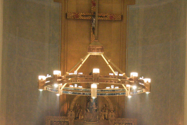 Propsteikirche Radleuchter