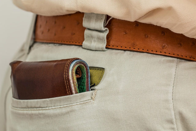 Geldbeutel Taschendieb portemonnaie