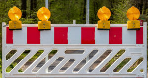 Parkplatz gesperrt