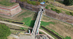 Luftbild Zitadelle Pasqualini Brücke