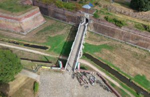 Luftbild Zitadelle Pasqualini Brücke