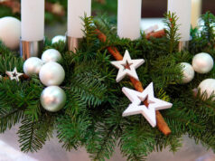 Adventskranzbinden für Familien Adventskranz Schmuck Weihnachten