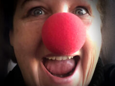 Karneval Pappnase rote Nase