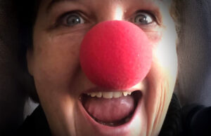 Karneval Pappnase rote Nase