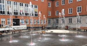 Weniger Wasserspiel