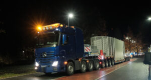 Erster CASTOR-Behälter aus Jülich erreicht Ahaus