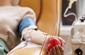 Blutspenden am Krankenhaus