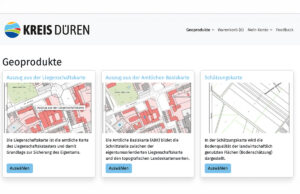 Amtliche Kartenwerke online bestellen